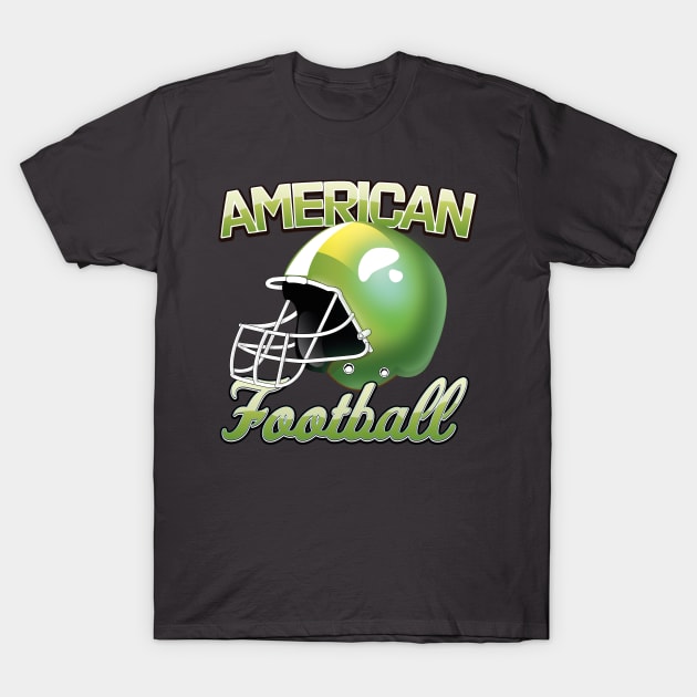 American Football T-Shirt by nickemporium1